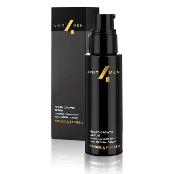 Unit4Men Serum na porost brody Amber&Vanilla
